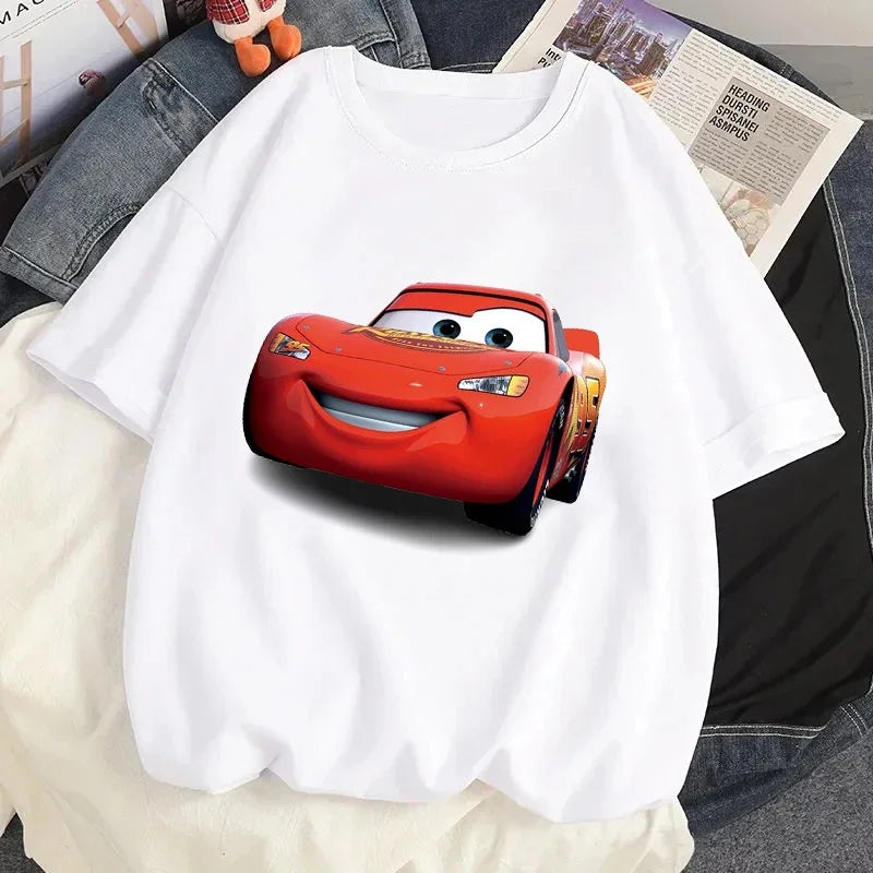 T-Shirt Cars Flash McQueen Souriant