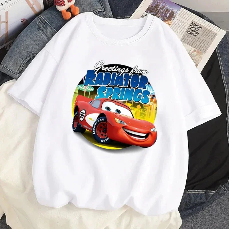 T-Shirt Cars McQueen et Radiator Springs