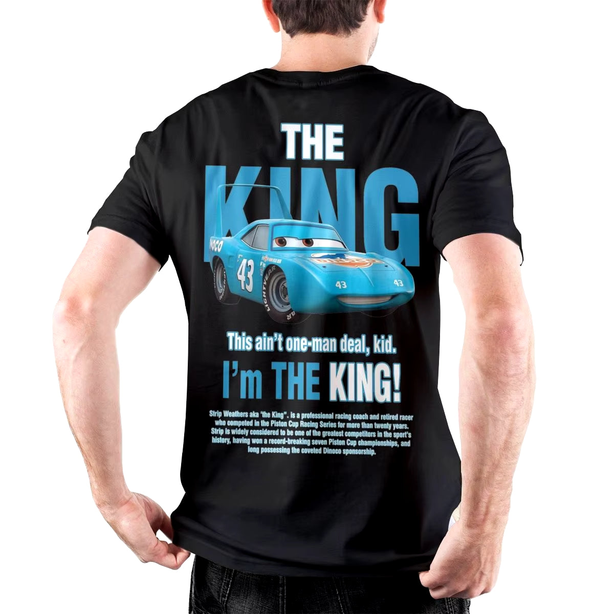 T-Shirt Cars Strip "The King" Weathers Noir