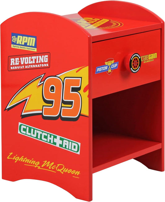 Table de Chevet Cars Rouge Flash McQueen