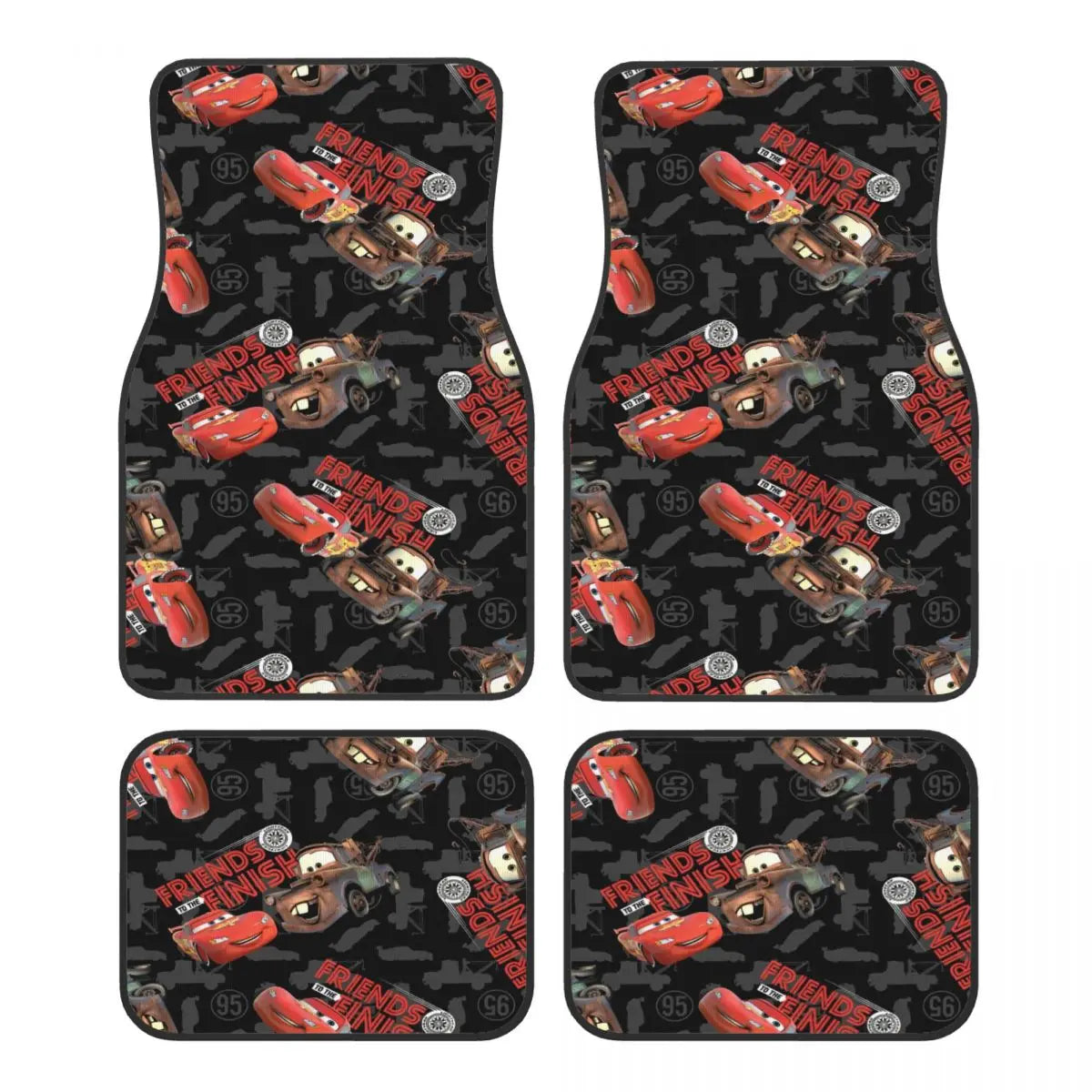 Tapis de Sol Cars pour Voiture - McQueen et Martin