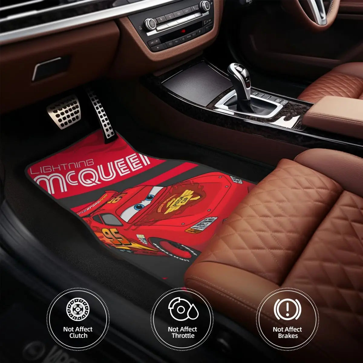 Tapis de Sol Cars pour Voiture - Rusteze