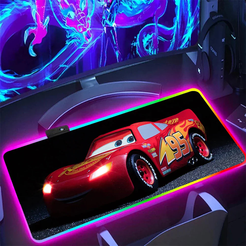Tapis de Souris Led Cars Lightning McQueen