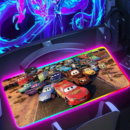 Tapis de Souris Led Cars McQueen et ses Compagnons