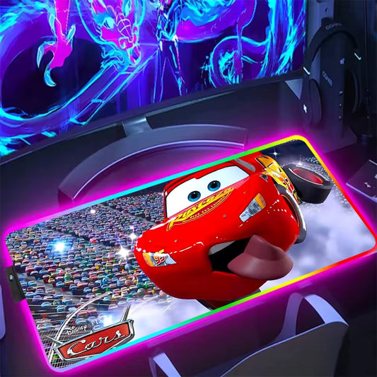 Tapis de Souris Led Cars McQueen Tire la Langue