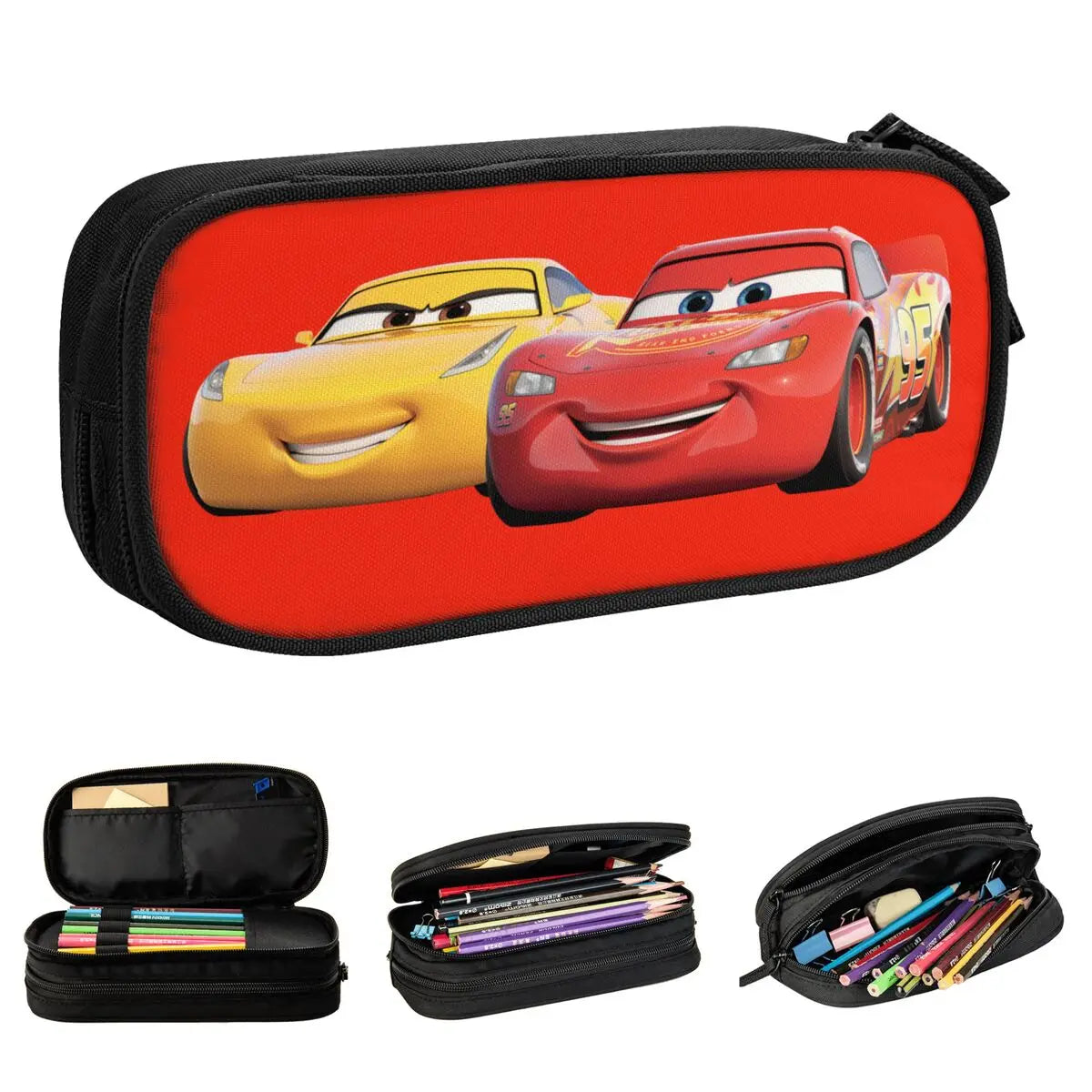 Trousse Scolaire Cars - Flash McQueen et Cruz Ramirez