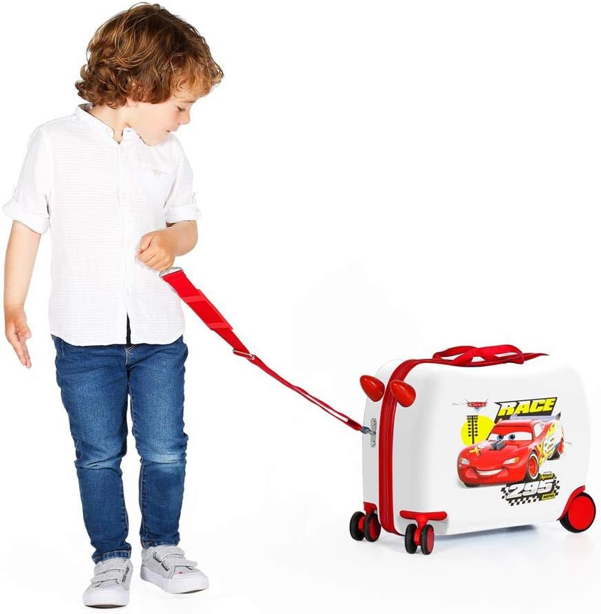 Valise Cars McQueen - 4 Roues avec Sangle - Enfant