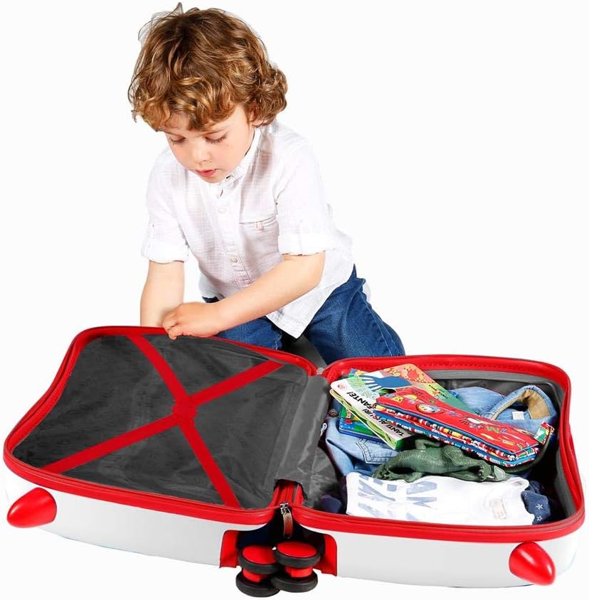 Valise Cars McQueen - 4 Roues avec Sangle - Enfant