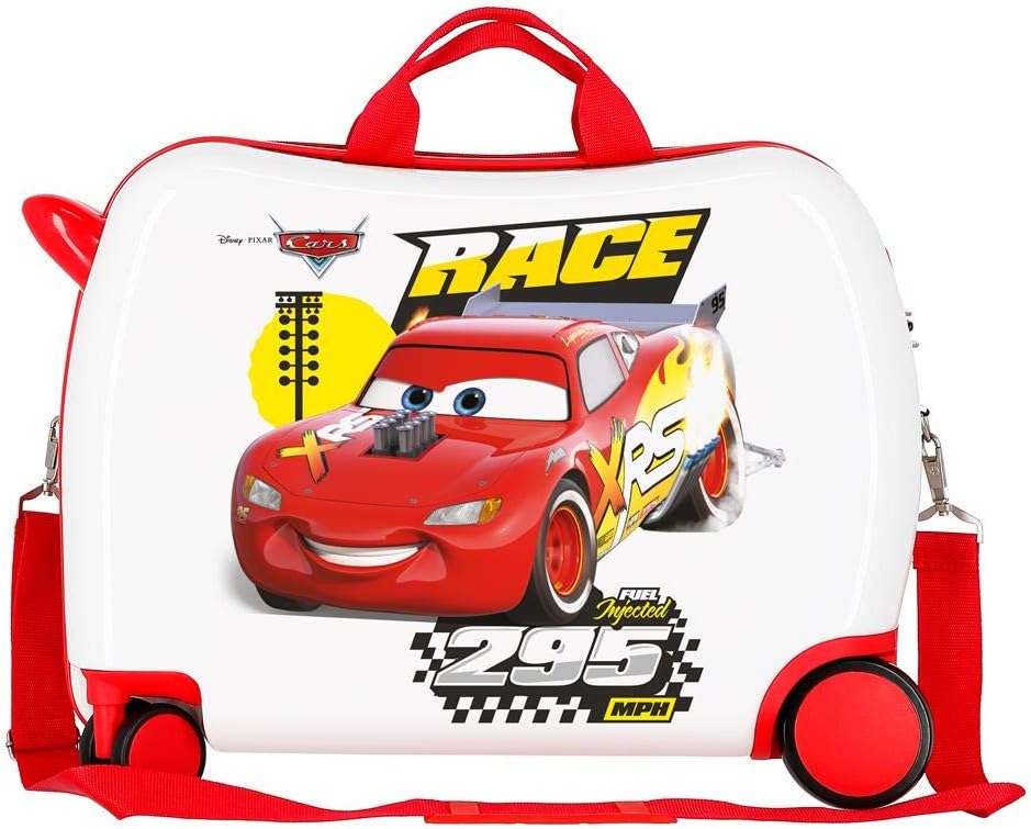Valise Cars McQueen - 4 Roues avec Sangle - Enfant