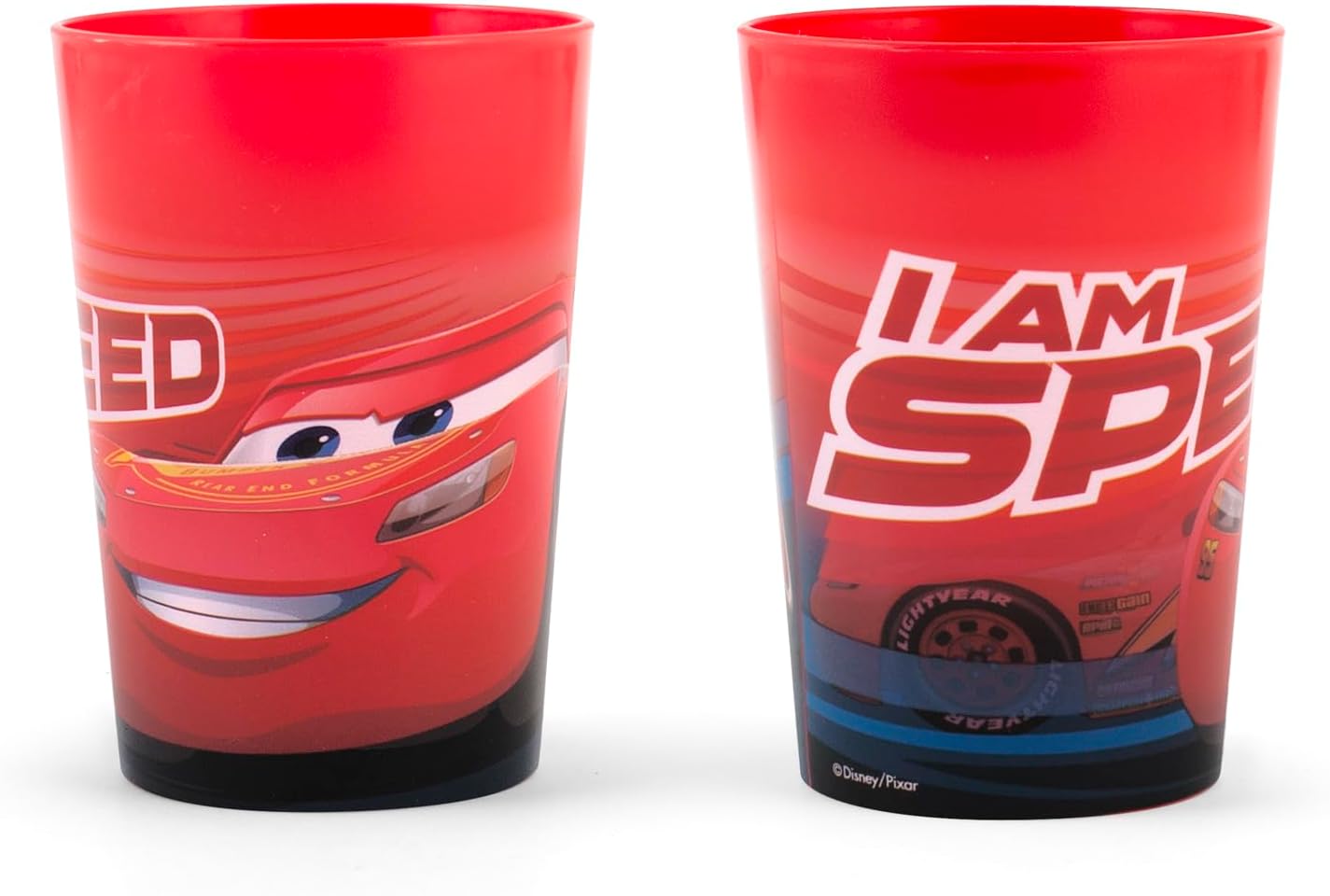 Verre pour Enfant Cars Flash McQueen - I Am Speed